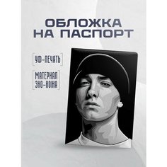 Обложка для паспорта STICKERBOSS, коричневый
