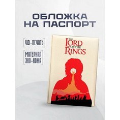 Обложка для паспорта STICKERBOSS, красный