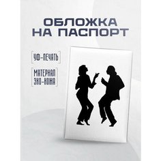 Обложка для паспорта STICKERBOSS, черный