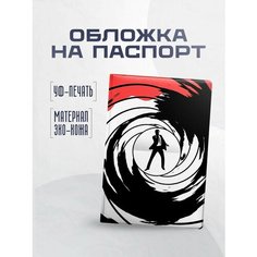 Обложка для паспорта STICKERBOSS, черный