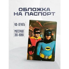 Обложка для паспорта STICKERBOSS, черный, желтый, красный, голубой