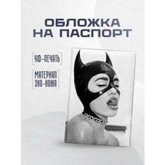 Обложка для паспорта STICKERBOSS, черный
