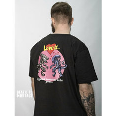 Футболка Supertzar Love is, размер XXL, черный