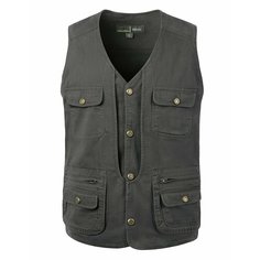 Жилет Amxiway, размер Вес: 85-95 кг/4XL, темно-зеленый