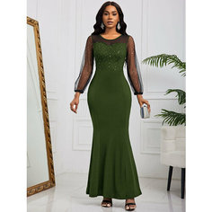 Платье DRESS, размер CN 4XL, зеленый .Dress.