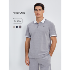 Поло FINN FLARE, размер XL(182-108-43), темно-серый