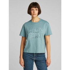 Футболка CALVIN KLEIN, размер M, светло-синий
