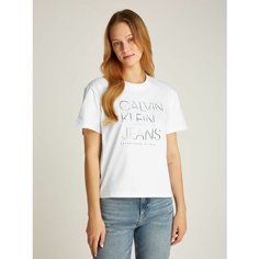 Футболка CALVIN KLEIN, размер XL, белый