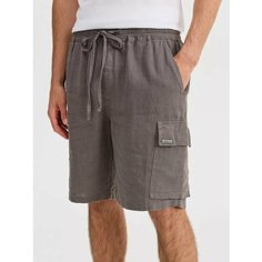 Шорты NORVEG Linen, размер S/44-46, серый