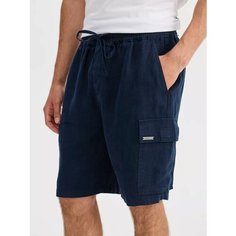 Шорты NORVEG Linen, размер M/48-50, темно-синий