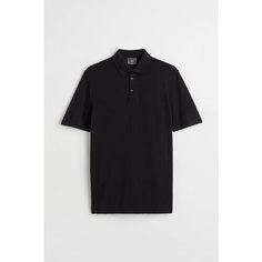 Поло H&M, размер L, черный