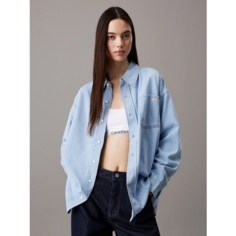Рубашка CALVIN KLEIN, размер XS, синий
