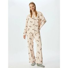 Рубашка KOTON, размер S, экрю