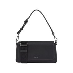 Сумка кросс-боди CALVIN KLEIN, фактура зернистая, черный