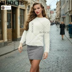 Свитер MOOCIE, размер XL, , белый