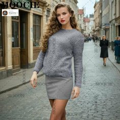 Свитер MOOCIE, размер XL, , серый