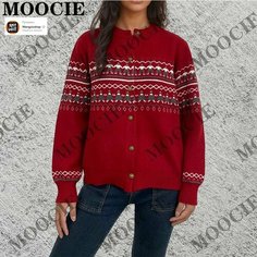 Свитер MOOCIE, размер M, , красный