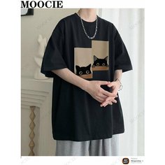 Футболка MOOCIE, размер 3XL, черный/черный