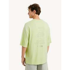 Футболка MUTED GARMENT DYE, размер 2XL-3XL, светло-зеленый