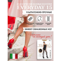 Колготки TEATRO, 15 den, размер 5, светло-бежевый
