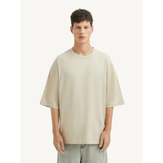 Футболка MUTED OVERSIZE, размер 4XL-5XL, светло-бежевый