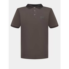 Поло EA7 EMPORIO ARMANI, размер L, коричневый