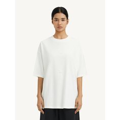Футболка MUTED GARMENT DYE PRINT, размер S-M, белый