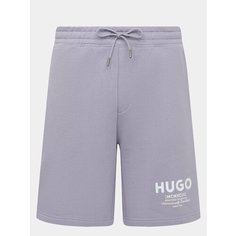 Шорты спортивные HUGO, размер M, сиреневый