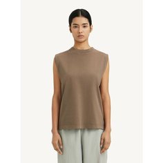 Майка MUTED GARMENT DYE, размер L, коричневый