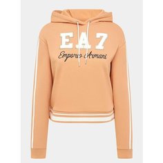 Худи EA7 EMPORIO ARMANI, размер M, , оранжевый