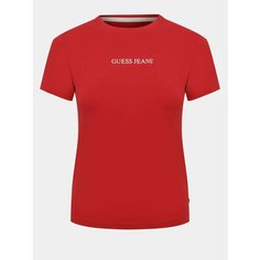 Футболка GUESS, размер XS, красный