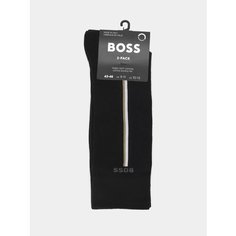 Носки BOSS, комплект, 2 пары, размер 39-42, черный