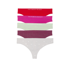 Трусы Victorias Secret, комплект из 5 шт., размер M, мультиколор