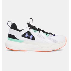 Кроссовки Under Armour Infinite MVMNT SE, размер 8,5/10 US, белый/черный/голубой