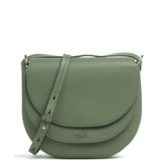 Сумка DKNY, фактура гладкая, зеленый