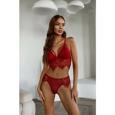 Комплект нижнего белья WENDY, размер XL, красный