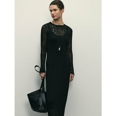 Платье Zarina, размер 2XS (RU 40), черный