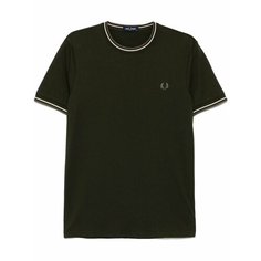 Футболка FRED PERRY Tipd, размер M, зелёный