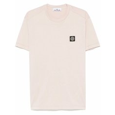 Футболка Stone Island, размер S, рoзовый