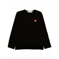 Футболка Comme des Garcons PLAY, размер S, черный