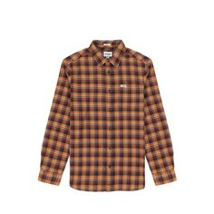 Рубашка Wrangler, размер M, красный/оранжевый