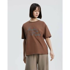 Футболка Gloria Jeans, размер S (40-42), коричневый