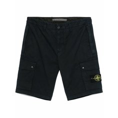 Шорты Stone Island Compass, размер 31, синий