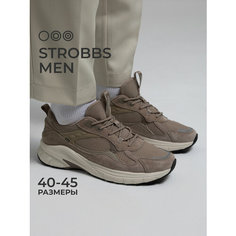 Кроссовки STROBBS, полнота 6 (RU)/ на среднюю стопу, размер 42, бежевый