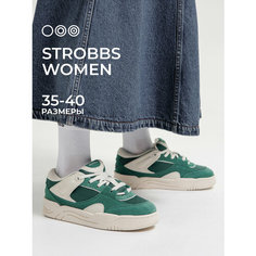 Кеды STROBBS, полнота 6, размер 40, зелeный