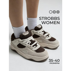 Кеды STROBBS, полнота 6, размер 36, коричневый