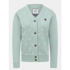 Кардиган Aeronautica Militare, размер L, , мятный