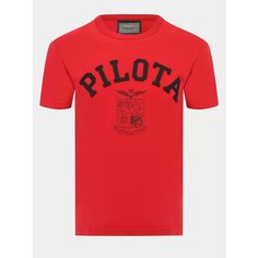 Футболка Aeronautica Militare, размер S, красный
