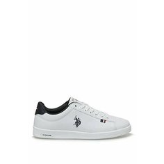 Кеды U.S. POLO ASSN. Базовая коллекция, размер 44, белый