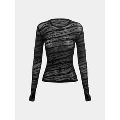 Лонгслив Ksubi Silver LS Top Unchained, размер XS, , черный